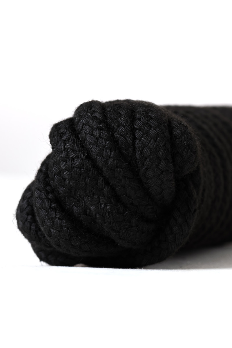 Верёвка для бондажа "Штучки-дрючки", чёрная, 10 метров, арт. 61.81