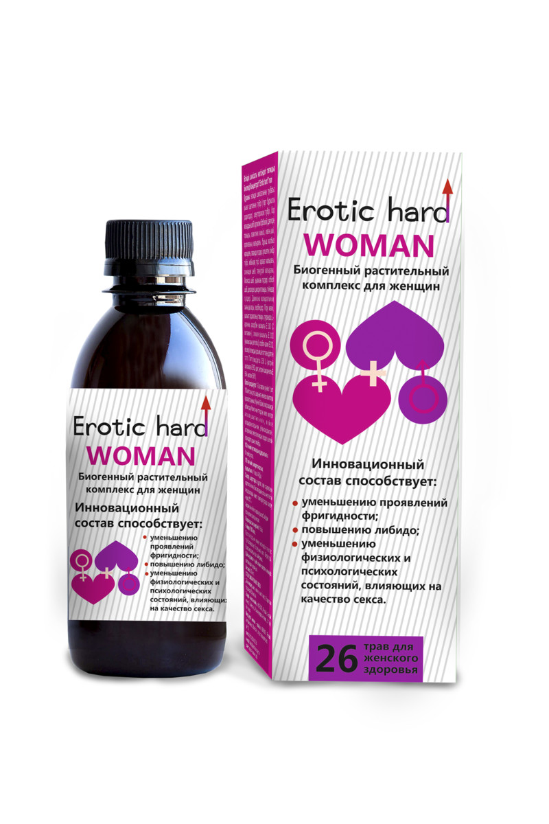 Биогенный концентрат "Erotic hard Woman", 26 трав, 250 мл, арт. 18.91