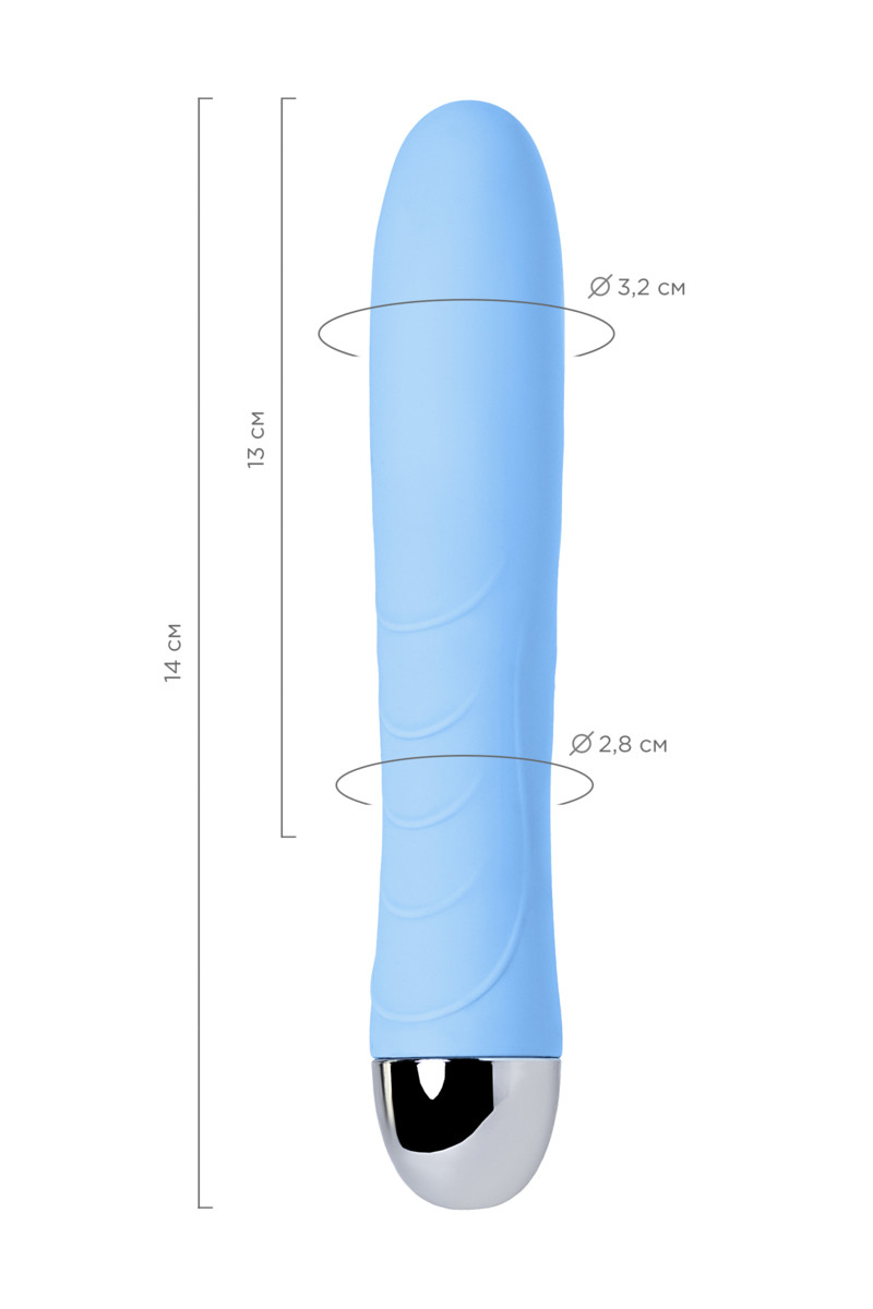 Вибратор с пульсирующими шариками Physics "Фаренгейт", голубой, арт. 25.606