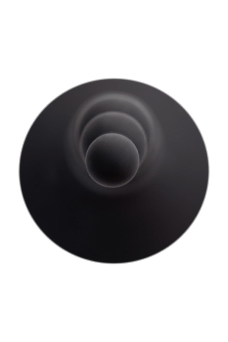 Анальная втулка "Шарики" на присоске, чёрная, арт. 21.538