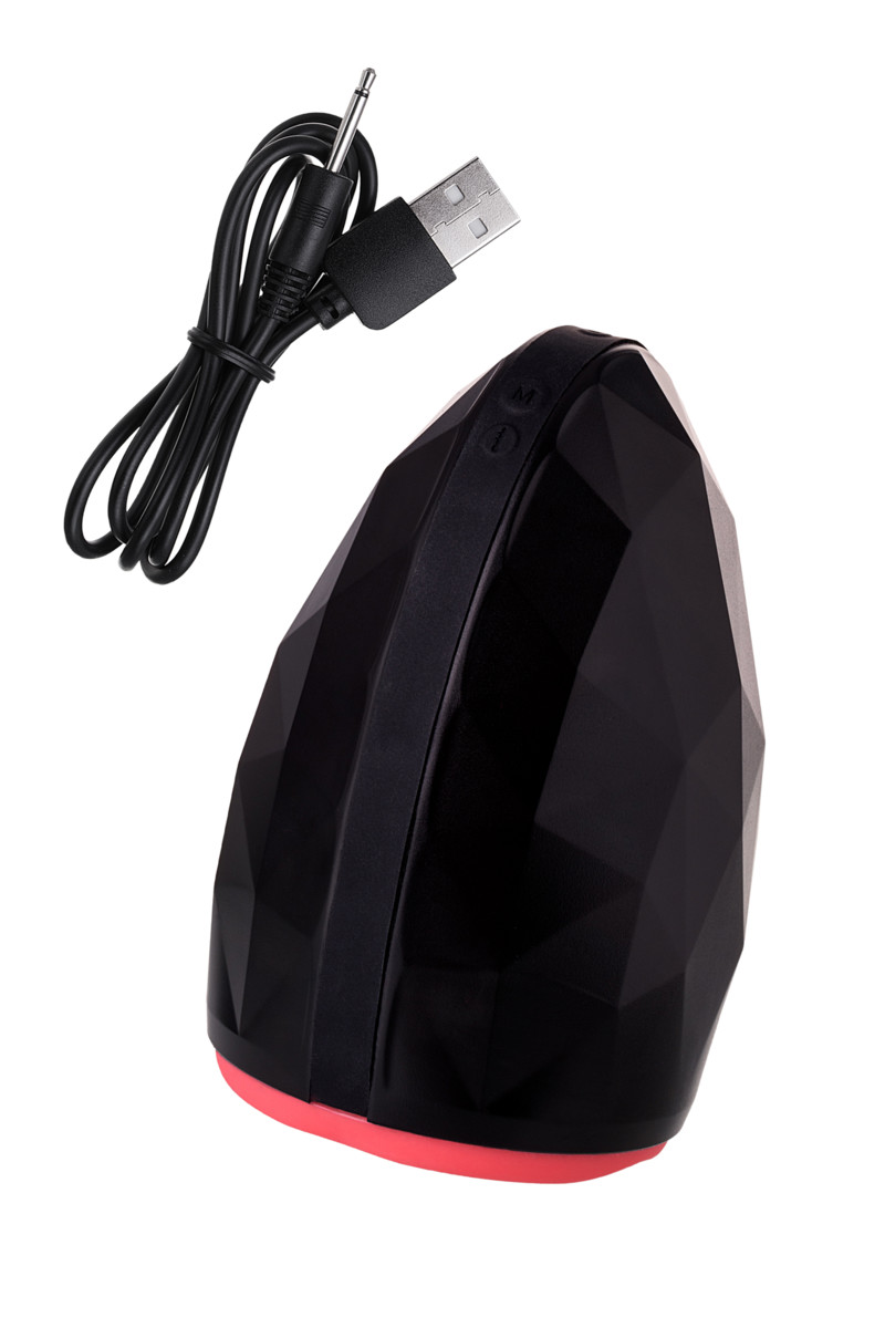 Мастурбатор с вибрацией и нагревом "Магма", зарядка от USB, арт. 22.283