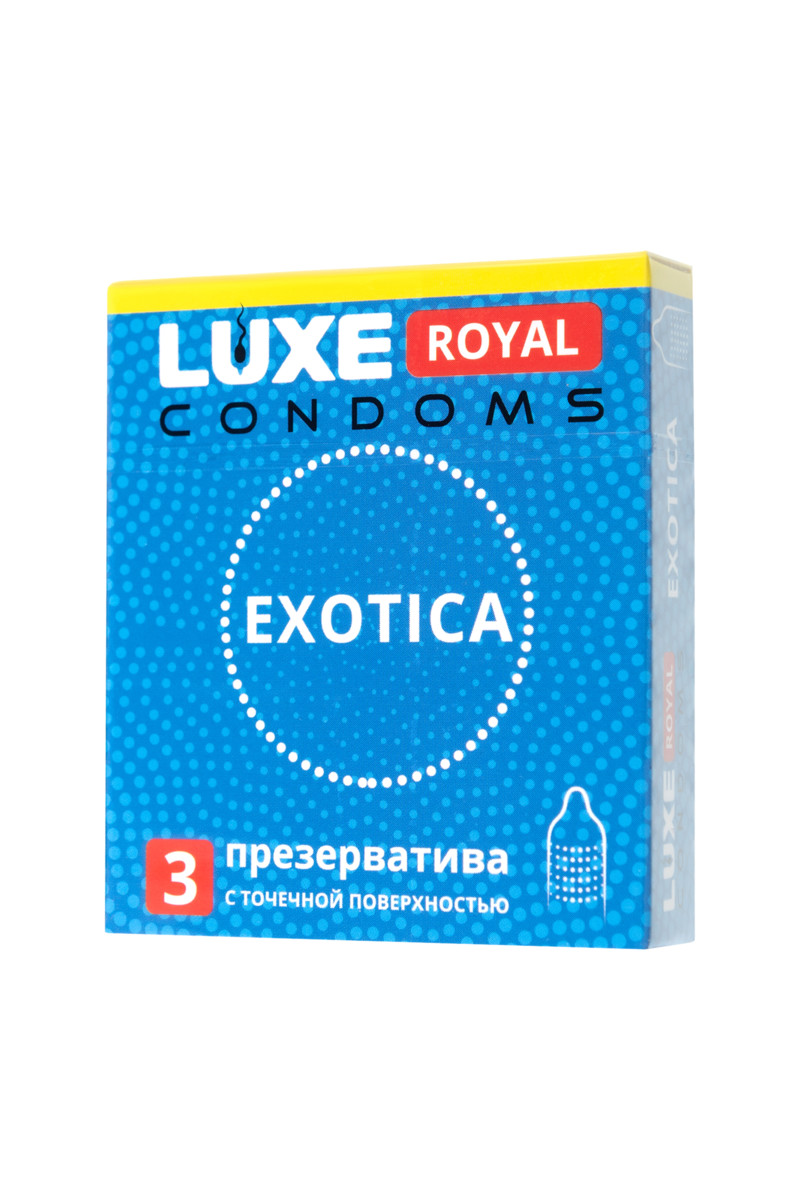 Презервативы Luxe Royal "Exotica", с пупырышками, 3 шт, арт. 11.264