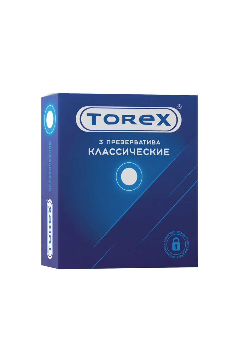 Презервативы Torex "Классические", гладкие, 3 шт, арт. 11.321