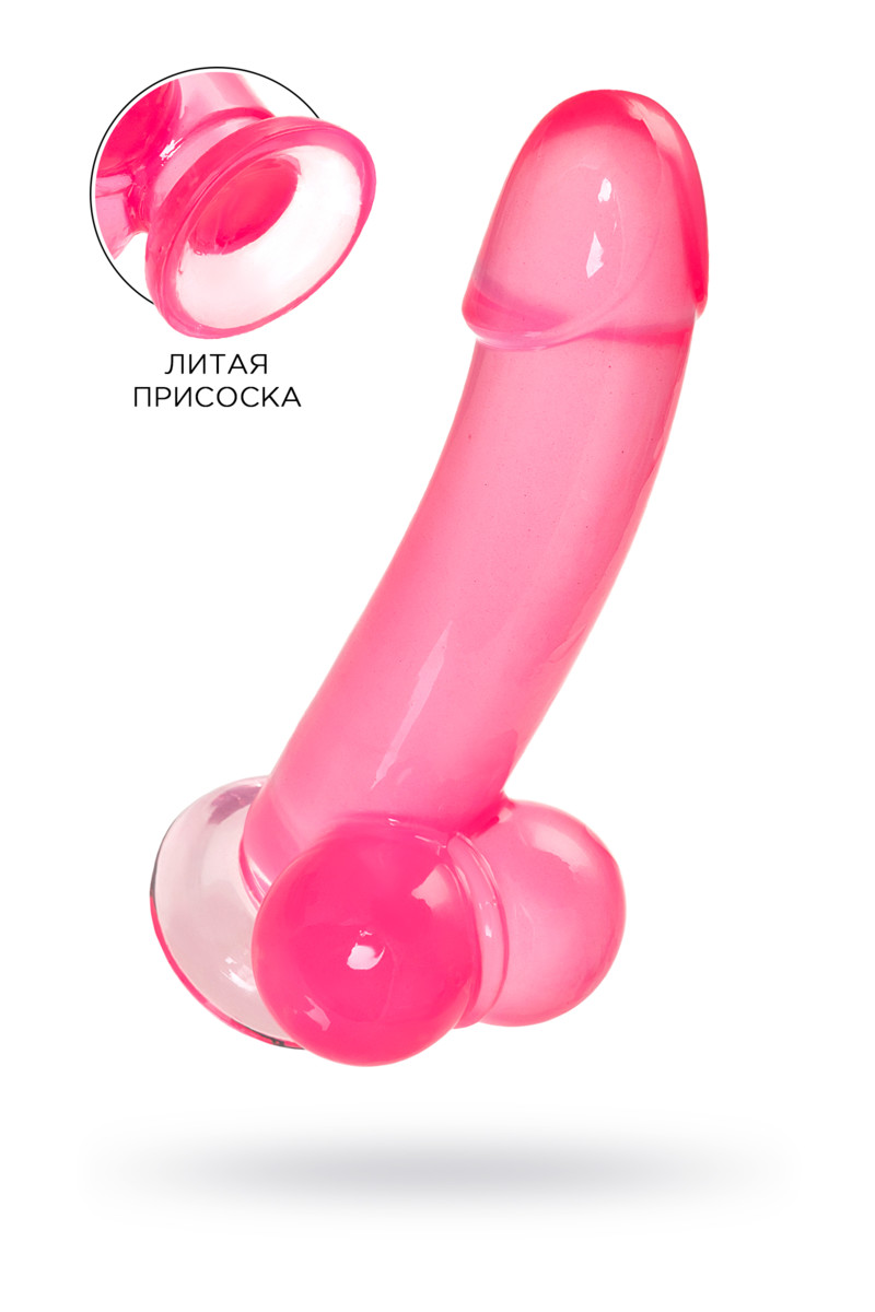 Фаллос A-Toys "Fush" на присоске, розовый, арт. 30.190