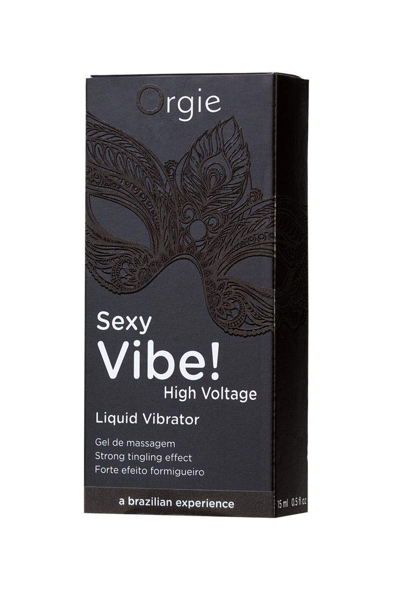 Жидкий вибратор Orgie "Sexy vibe high voltage" с усиленным эффектом вибрации, 15 мл, арт. 12.582