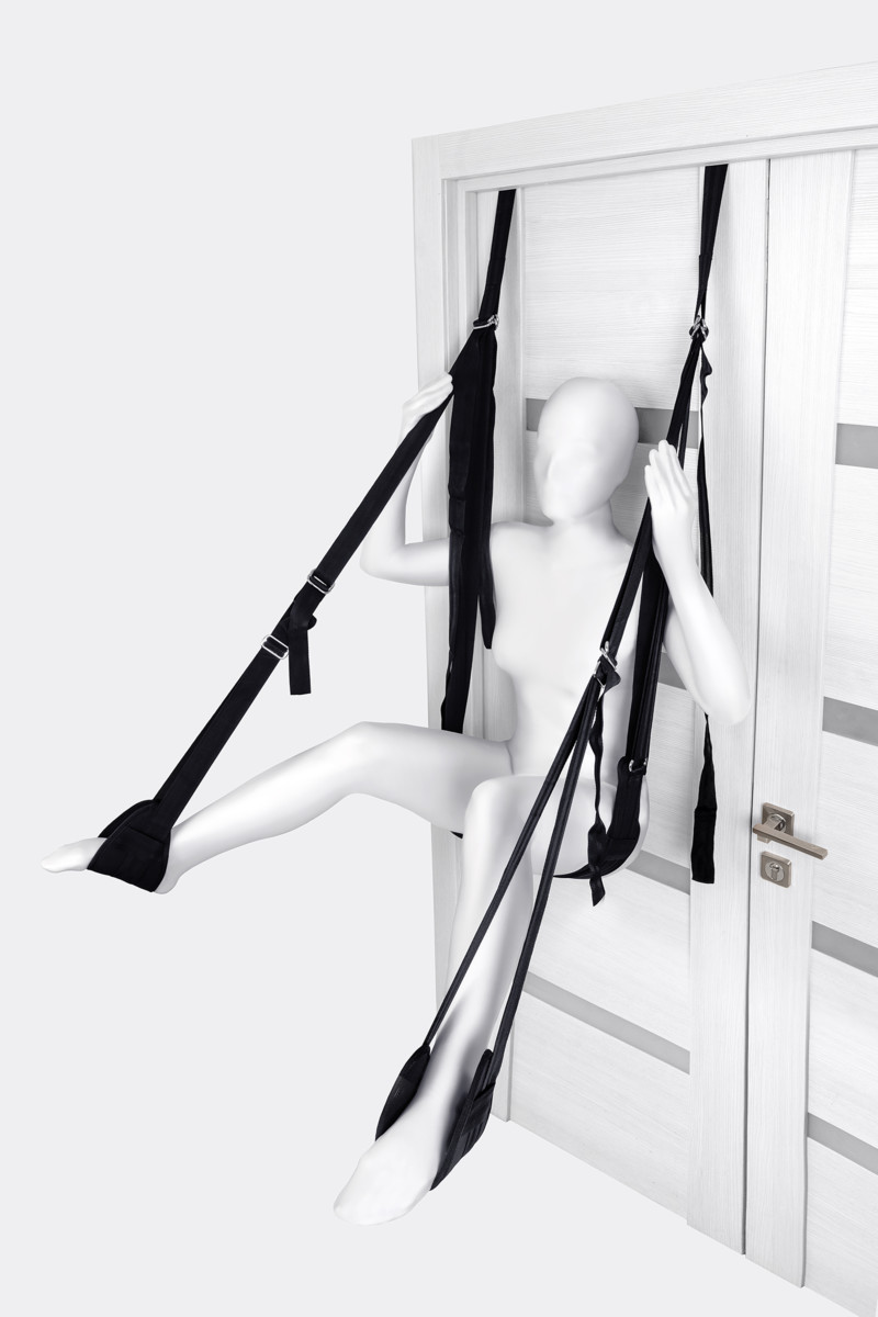 Секс-качели Anonymo "№ 0505", крепятся на двери, чёрные, арт. 36.05