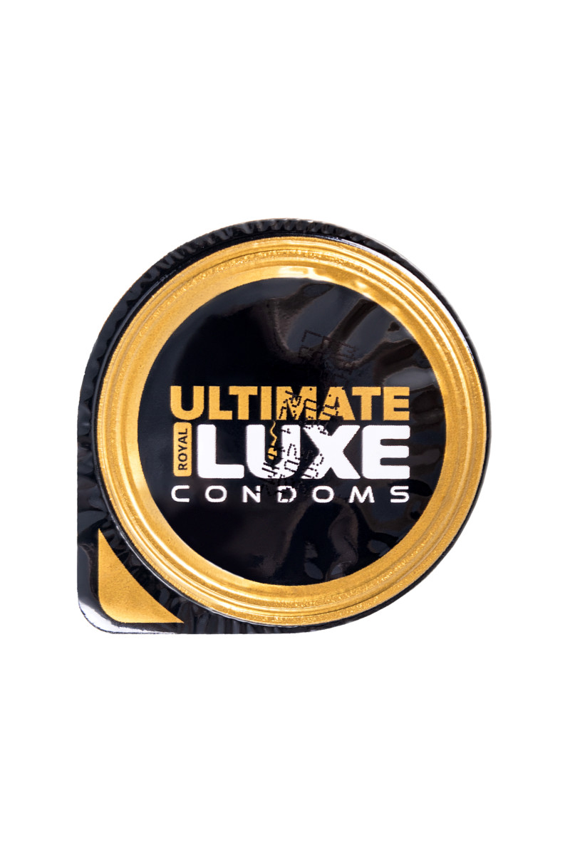 Презервативы Luxe Black Ultimate "Грива мулата", с ароматом яблока, 1 шт, арт. 11.273