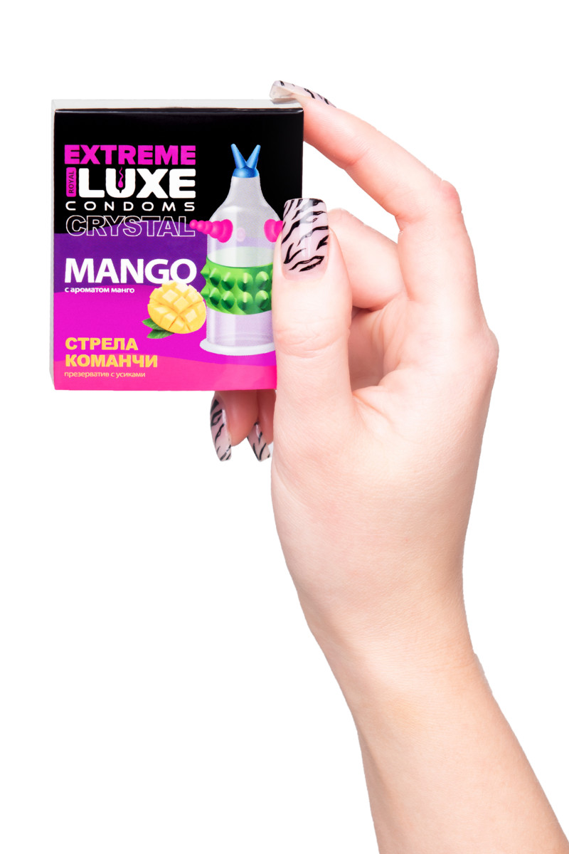 Презервативы Luxe Crystal Extreme "Стрела команчи", с ароматом манго, 1 шт, арт. 11.279