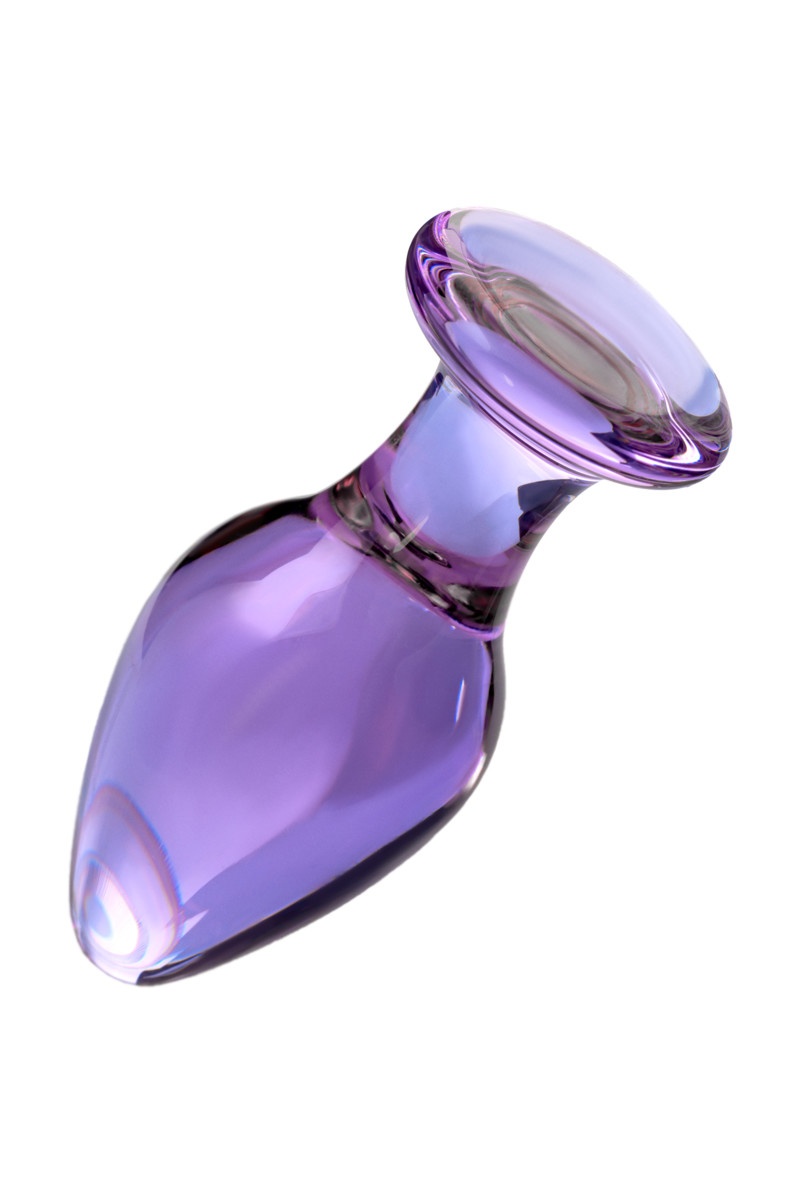 Анальная пробка из стекла Sexus, фиолетовая, арт. 21.802