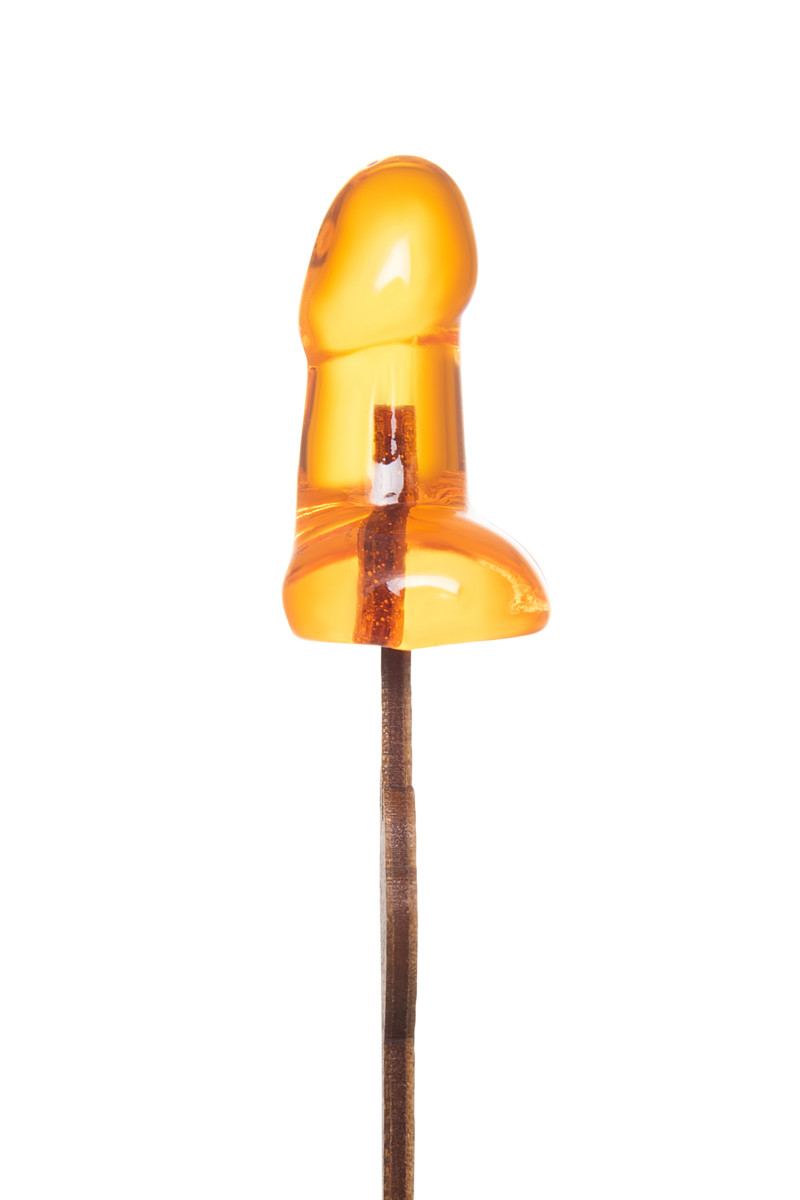 Леденец Pecado "Мини пенис", на бамбуковой палочке, цвет ассорти, 15 гр, 1 шт, арт. 70.112