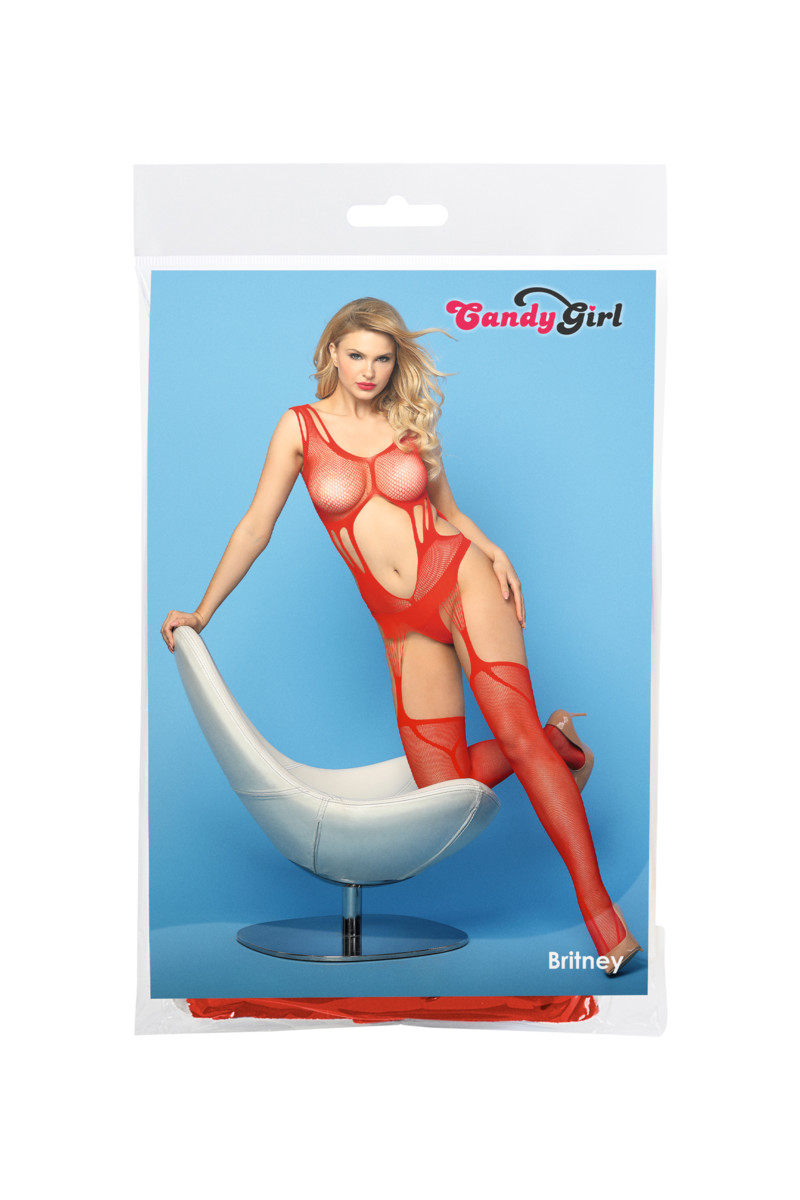Костюм-сетка Candy Girl "Britney", красный, OS, арт. 45.137