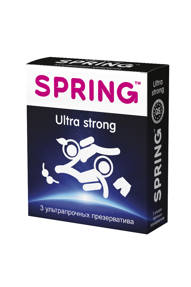Презервативы Spring "Ultra strong", ультрапрочные, с ароматом шоколада, 3 шт, арт. 11.161